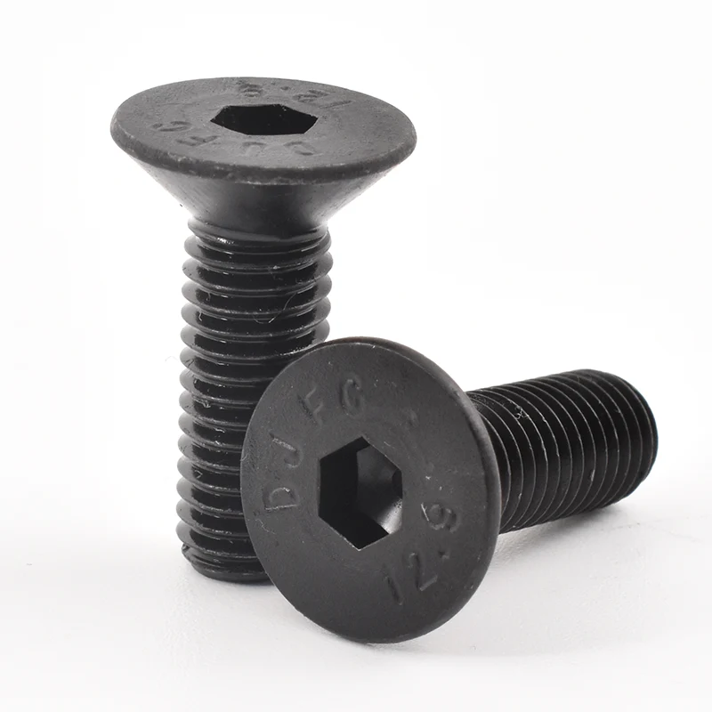 Qara Oksid Hex Socket Countersunk Baş Cap Vintlər