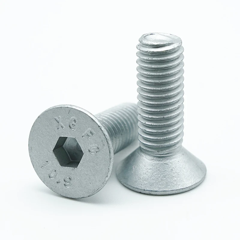 Dacromet ilə örtülmüş hex socket sayerk baş qapağı vintləri